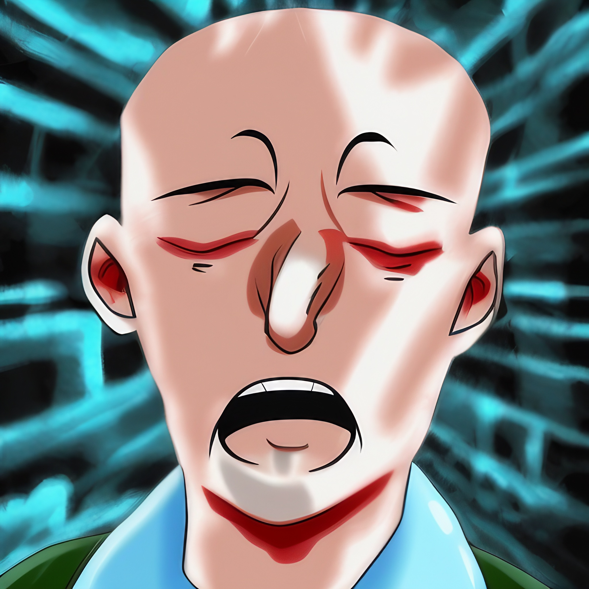 grafika w stylu kreskówki na grafice widać mężczyznę chorego na nowotwór